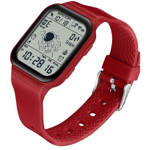 1 (10) Montre Casio numérique cadran carré